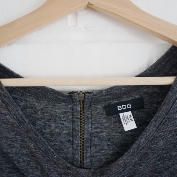 BDG Charcoal T-shirt Dress - Picture 3 of 5